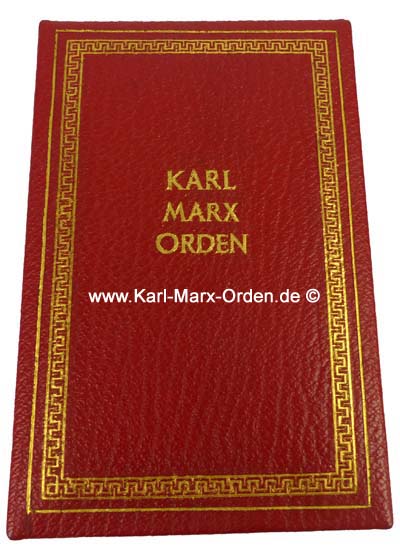 Karl Marx Orden Etui 1. Variante