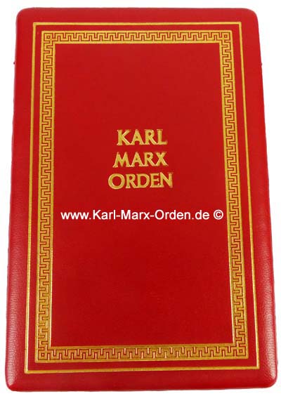 Karl Marx Orden Etui 3. Variante